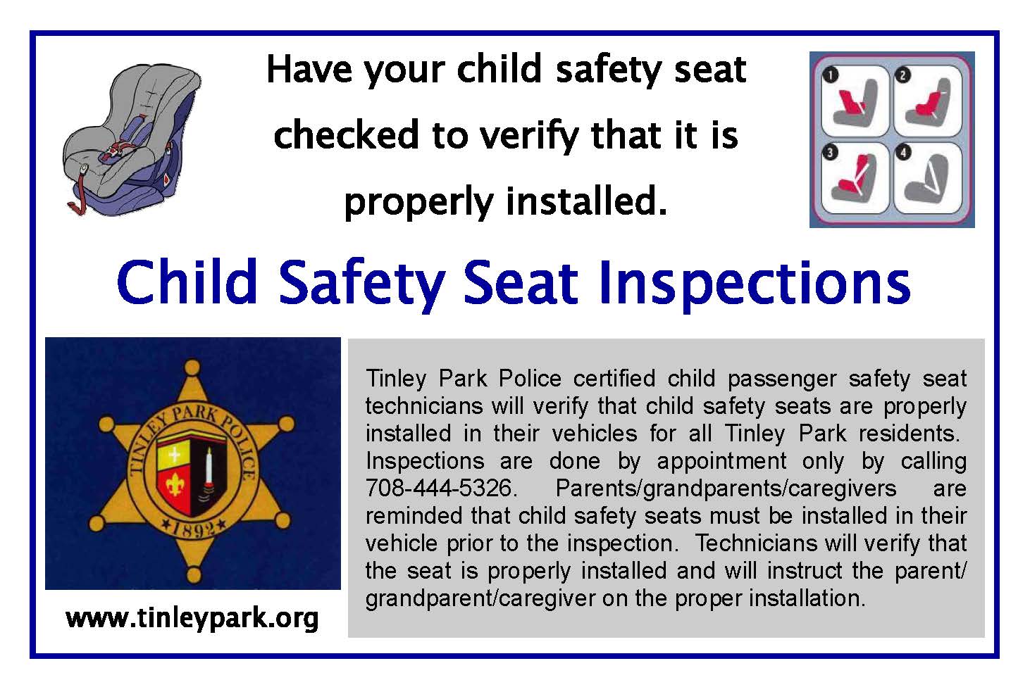 Child Safety Seat Inspections